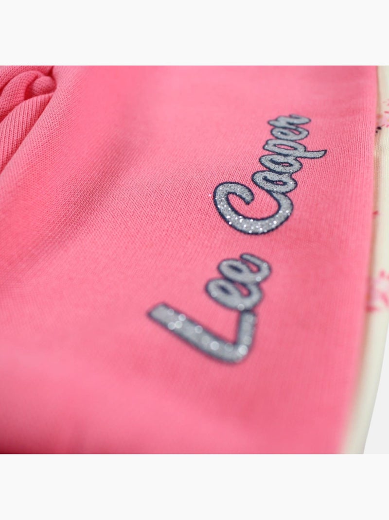 Lee Cooper - Conjunto chaqueta con capucha y pantalón de jogging bebé niña Amarillo - Kiabi