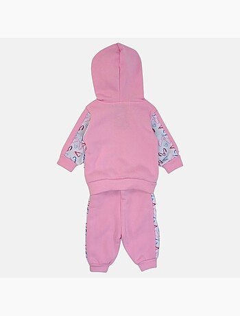 Lee Cooper - Conjunto chaqueta con capucha y pantalón de jogging bebé niña