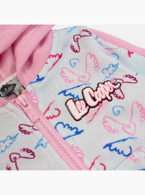 Lee Cooper - Conjunto chaqueta con capucha y pantalón de jogging bebé niña - Kiabi