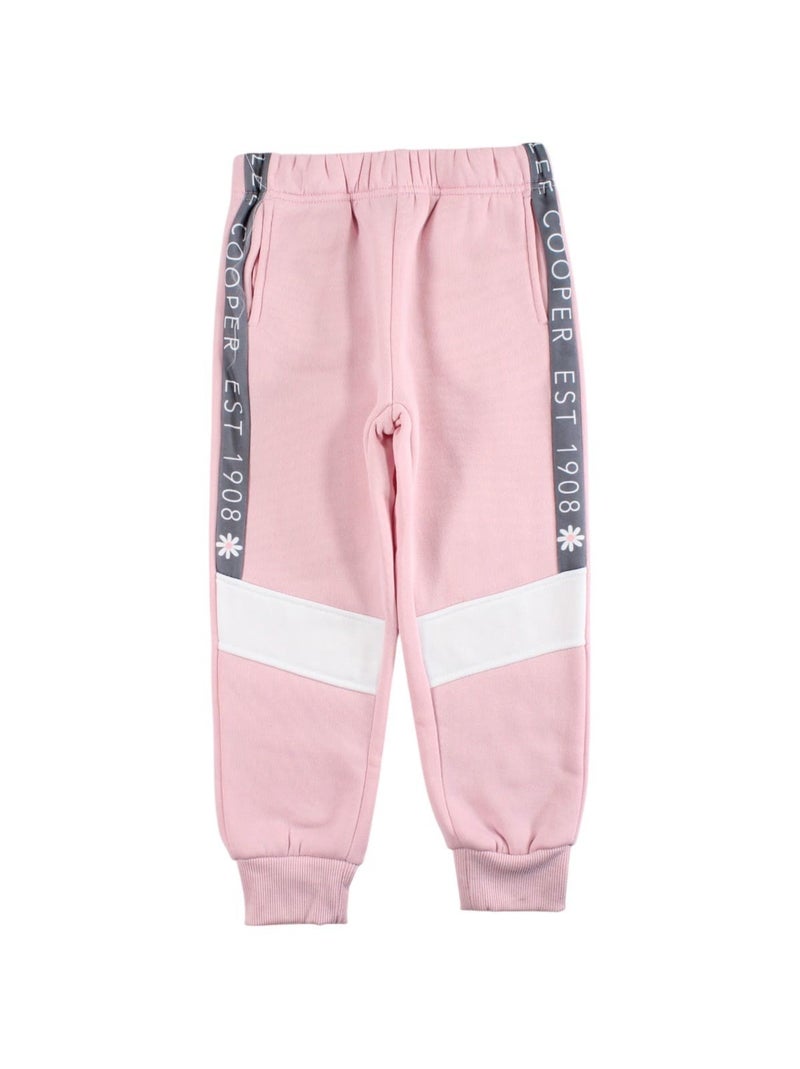Lee Cooper - Conjunto chaqueta con capucha y pantalón de jogging bebé niña Rosa claro - Kiabi