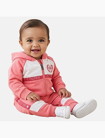 Lee Cooper - Conjunto chaqueta con capucha y pantalón de jogging bebé niña