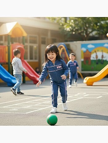 Lee Cooper - Conjunto chaqueta con capucha y pantalón de jogging niña