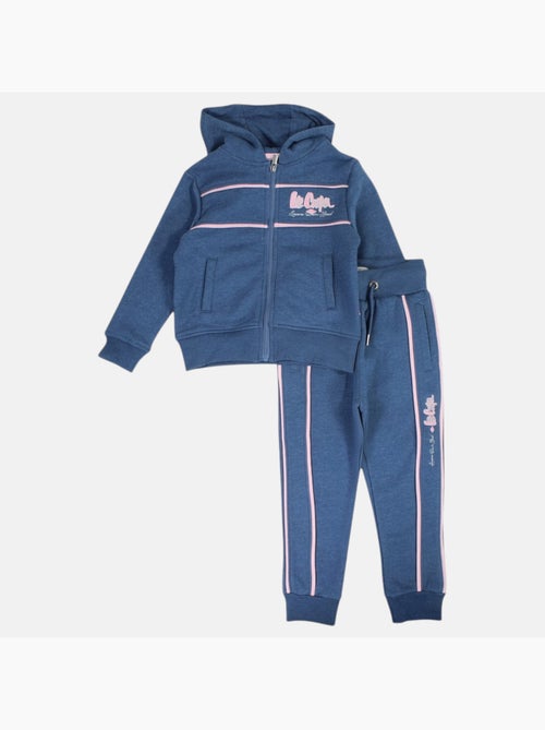 Lee Cooper - Conjunto chaqueta con capucha y pantalón de jogging niña - Kiabi