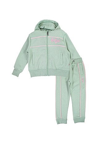 Lee Cooper - Conjunto chaqueta con capucha y pantalón de jogging niña