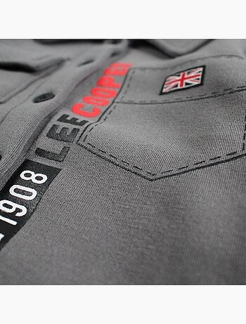 Lee Cooper - Conjunto chaqueta con capucha y pantalón de jogging niño