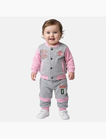 Lee Cooper - Conjunto chaqueta y pantalón de jogging bebé niña