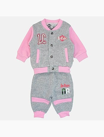 Lee Cooper - Conjunto chaqueta y pantalón de jogging bebé niña