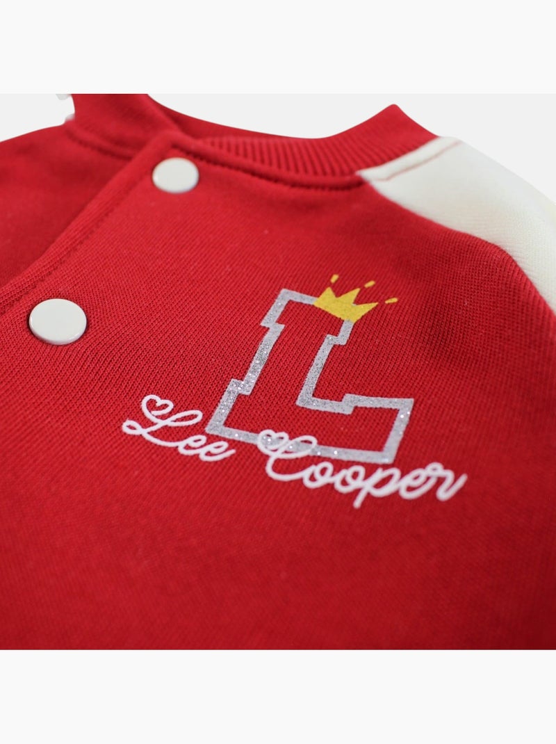 Lee Cooper - Conjunto chaqueta y pantalón de jogging bebé niña Rojo - Kiabi