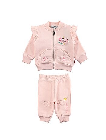Lee Cooper - Conjunto chaqueta y pantalón de jogging bebé niña