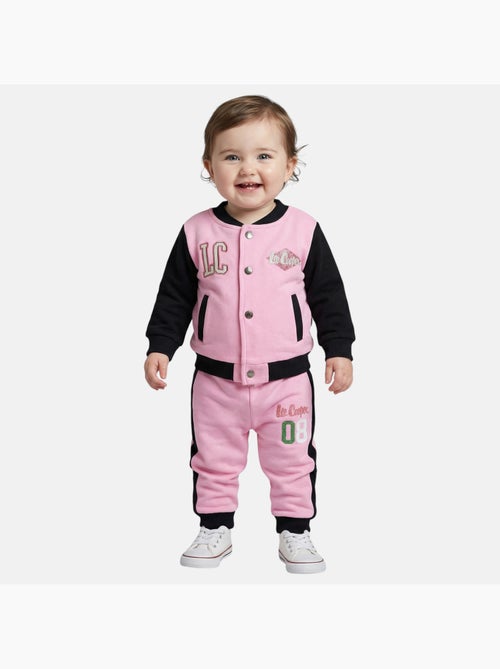 Lee Cooper - Conjunto chaqueta y pantalón de jogging bebé niña - Kiabi