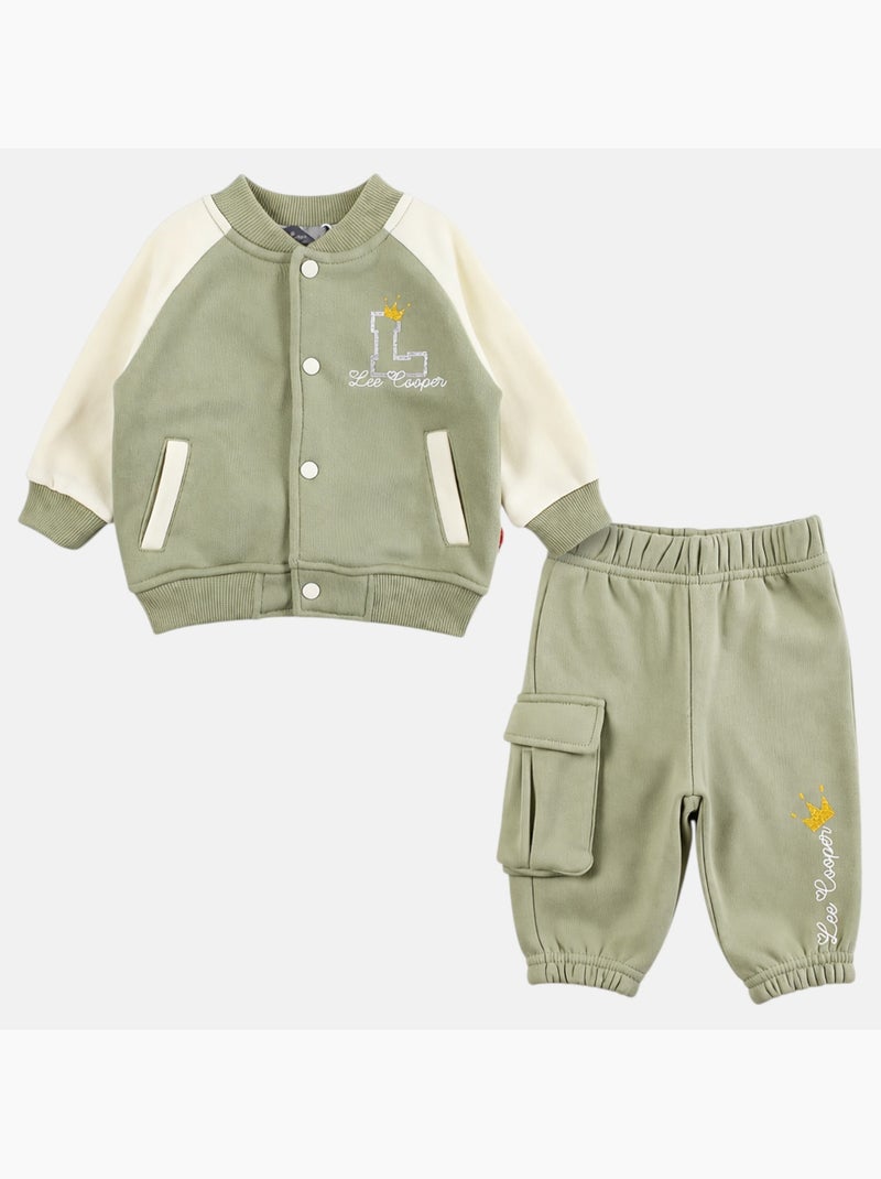 Lee Cooper - Conjunto chaqueta y pantalón de jogging bebé niña Verde - Kiabi