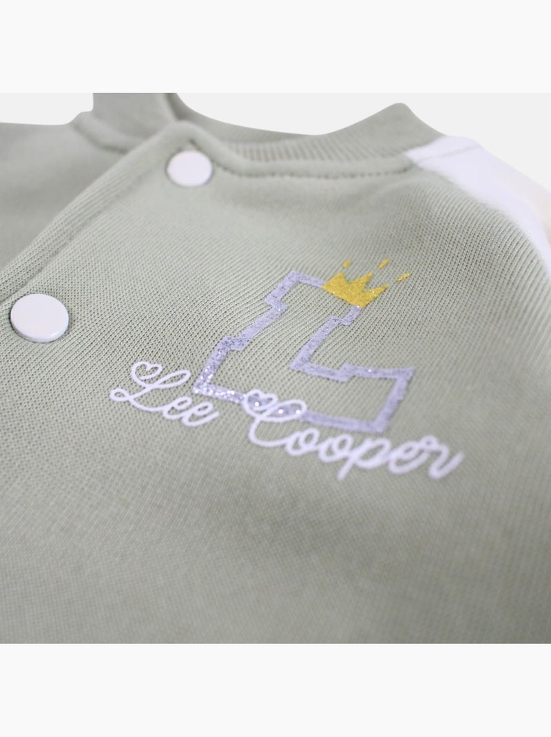 Lee Cooper - Conjunto chaqueta y pantalón de jogging bebé niña Verde - Kiabi
