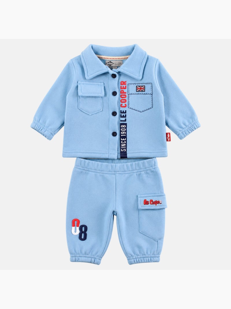 Lee Cooper - Conjunto chaqueta y pantalón de jogging bebé niño Azul - Kiabi