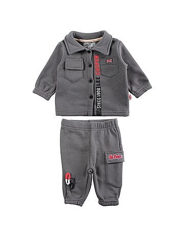 Lee Cooper - Conjunto chaqueta y pantalón de jogging bebé niño