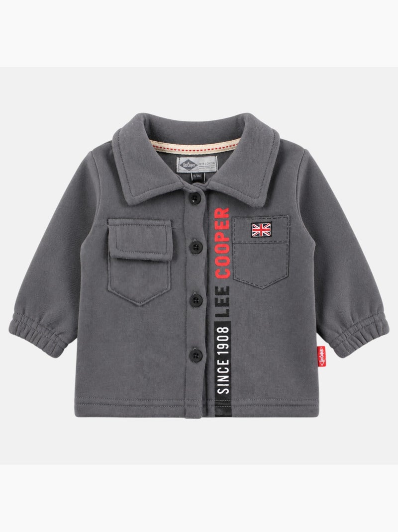 Lee Cooper - Conjunto chaqueta y pantalón de jogging bebé niño Gris - Kiabi
