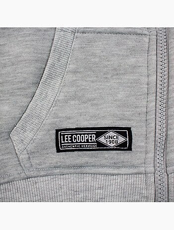 Lee Cooper - Conjunto infantil compuesto por chaqueta con capucha y cremallera y pantalón