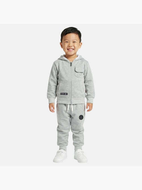 Lee Cooper - Conjunto infantil compuesto por chaqueta con capucha y cremallera y pantalón - Kiabi Lee Cooper - Conjunto infantil compuesto por chaqueta con capucha y cremallera y pantalón - Kiabi