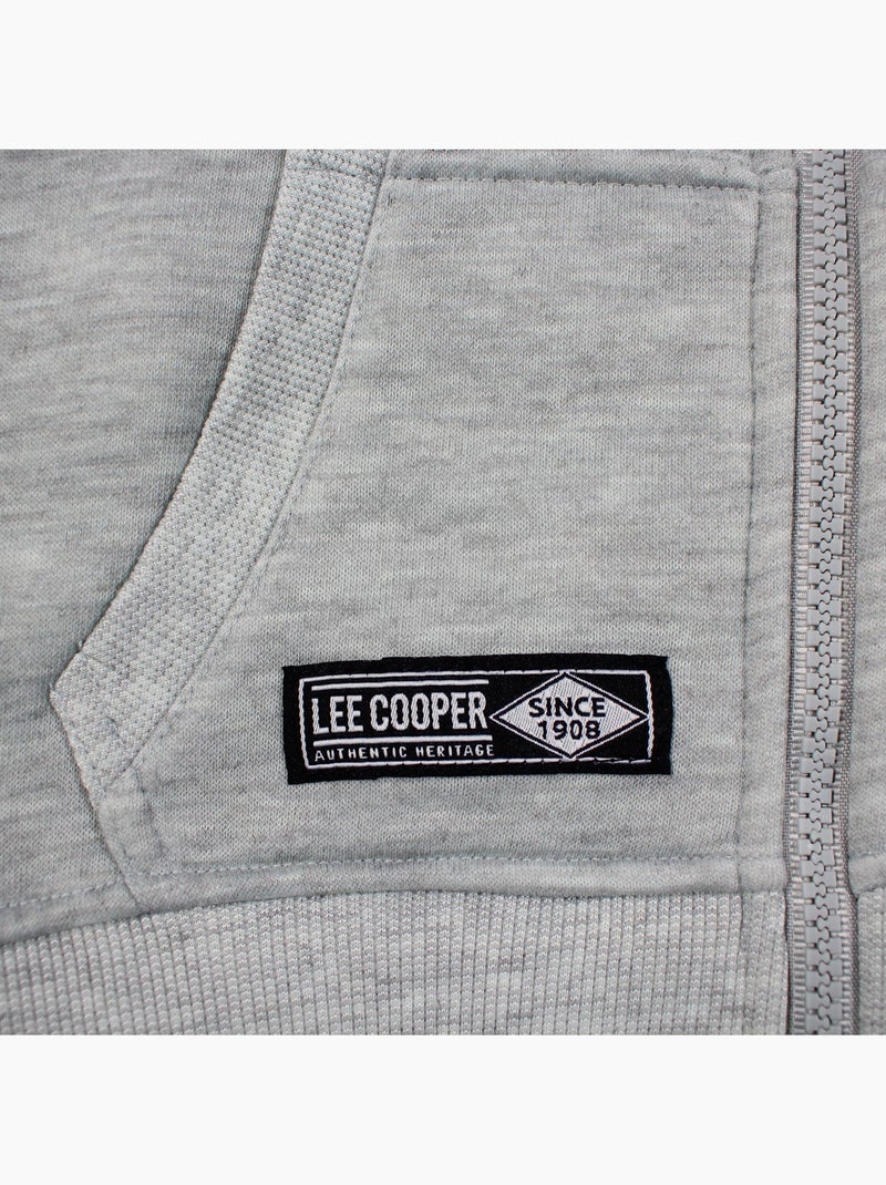 Lee Cooper - Conjunto infantil compuesto por chaqueta con capucha y cremallera y pantalón Gris - Kiabi