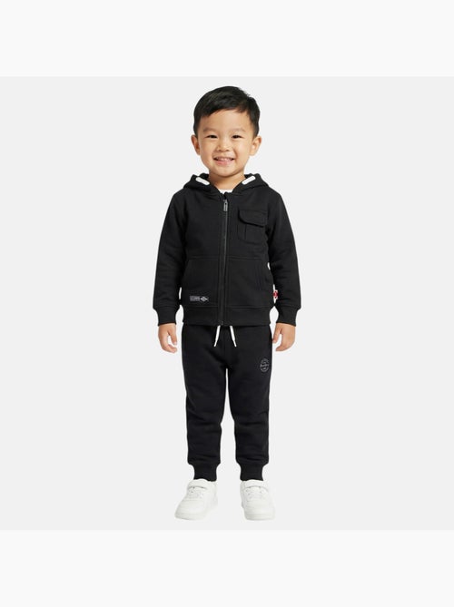 Lee Cooper - Conjunto infantil compuesto por chaqueta con capucha y cremallera y pantalón - Kiabi Lee Cooper - Conjunto infantil compuesto por chaqueta con capucha y cremallera y pantalón - Kiabi