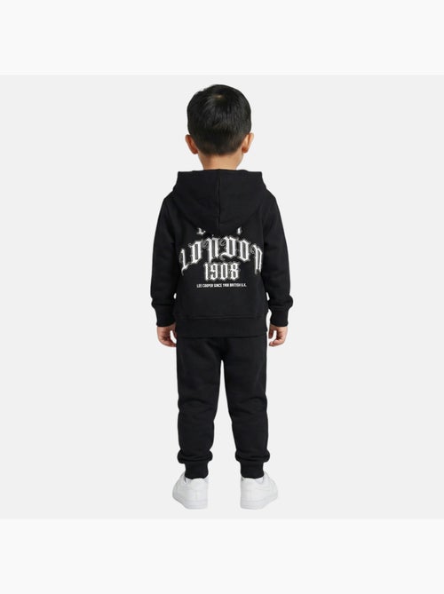 Lee Cooper - Conjunto infantil compuesto por chaqueta con capucha y cremallera y pantalón - Kiabi Lee Cooper - Conjunto infantil compuesto por chaqueta con capucha y cremallera y pantalón - Kiabi