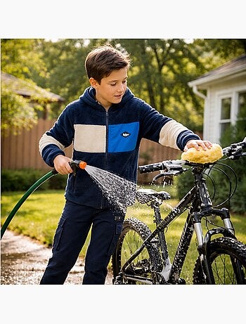 Lee Cooper - Conjunto infantil compuesto por sudadera con capucha y cremallera y pantalón