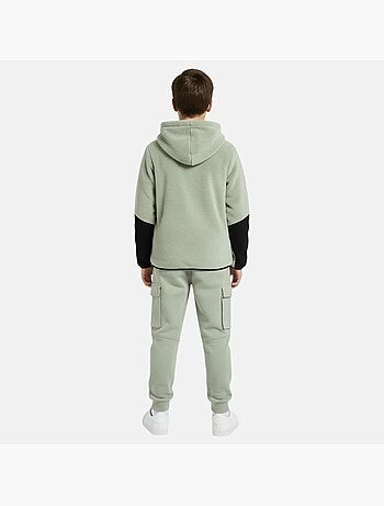 Lee Cooper - Conjunto infantil compuesto por sudadera con capucha y cremallera y pantalón