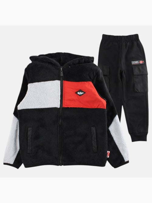 Lee Cooper - Conjunto infantil compuesto por sudadera con capucha y cremallera y pantalón - Kiabi