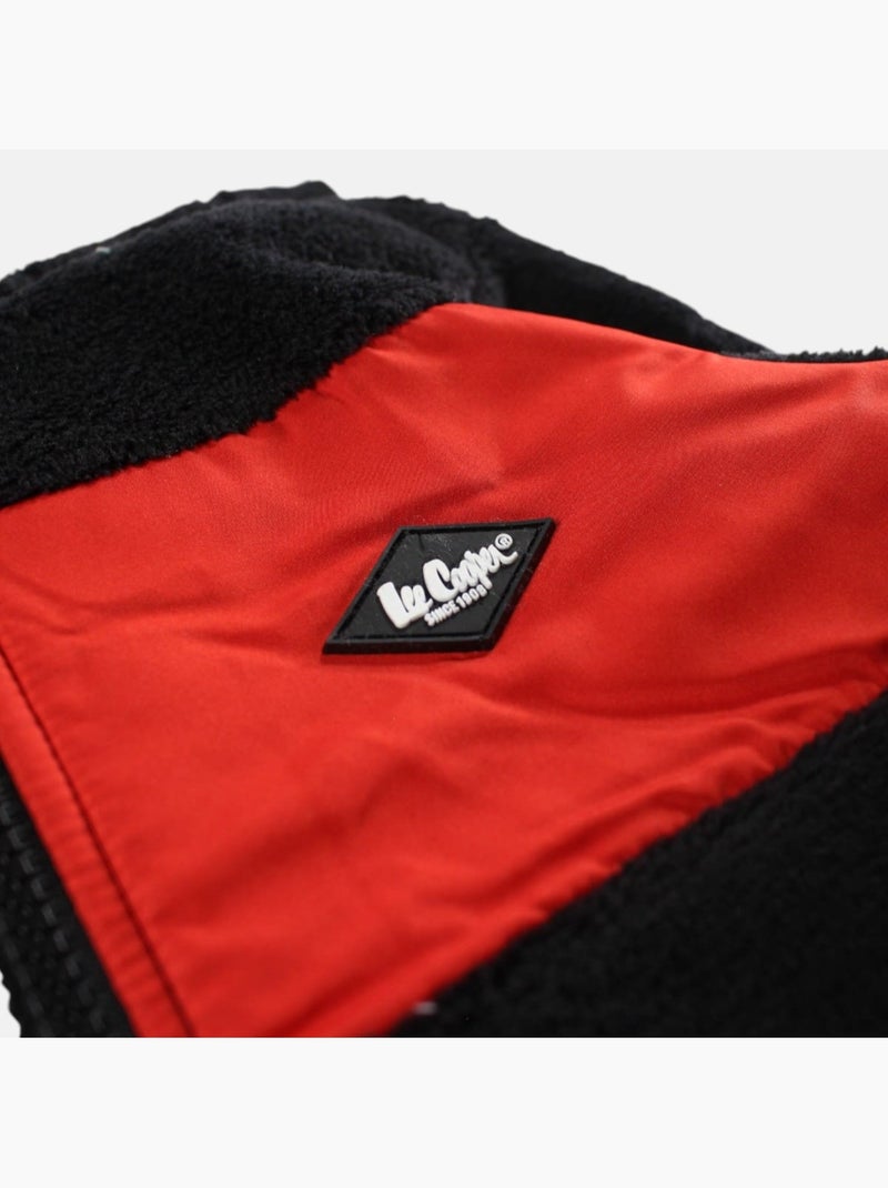 Lee Cooper - Conjunto infantil compuesto por sudadera con capucha y cremallera y pantalón Negro - Kiabi