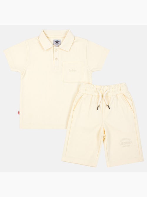 Lee Cooper - Conjunto infantil LEE COOPER compuesto por un polo de manga corta y un short a juego - Kiabi Lee Cooper - Conjunto infantil LEE COOPER compuesto por un polo de manga corta y un short a juego - Kiabi