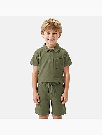 Lee Cooper - Conjunto infantil LEE COOPER compuesto por un polo de manga corta y un short a juego