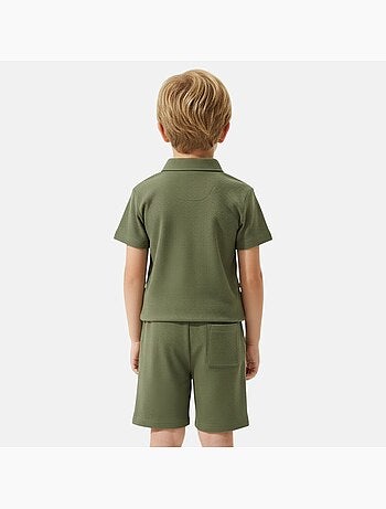 Lee Cooper - Conjunto infantil LEE COOPER compuesto por un polo de manga corta y un short a juego