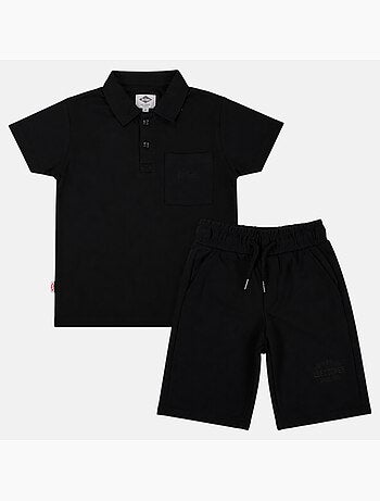 Lee Cooper - Conjunto infantil LEE COOPER compuesto por un polo de manga corta y un short a juego