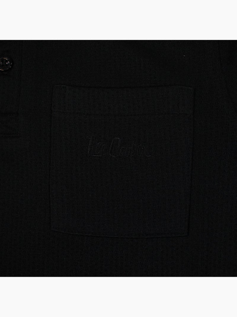 Lee Cooper - Conjunto infantil LEE COOPER compuesto por un polo de manga corta y un short a juego Negro - Kiabi