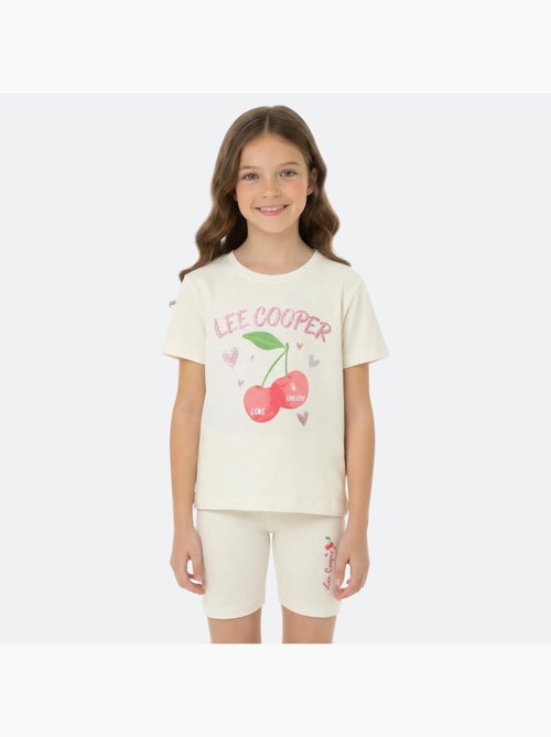 Lee Cooper - Conjunto niña camiseta de manga corta y bermuda - Kiabi