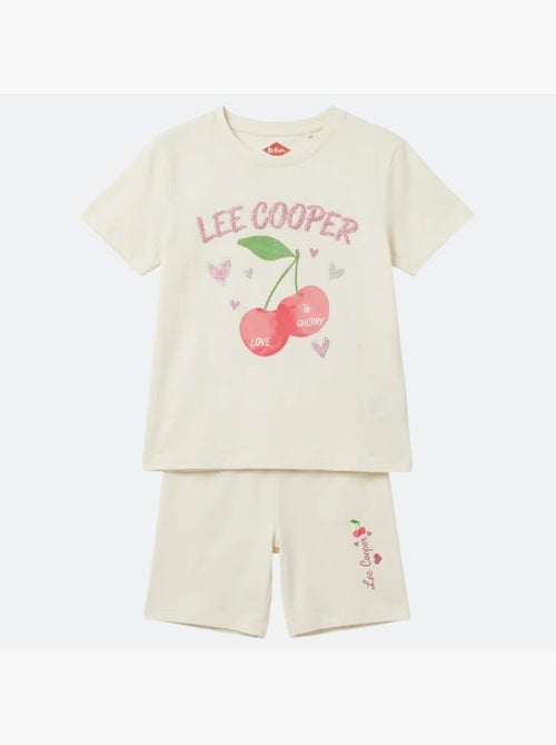 Lee Cooper - Conjunto niña camiseta de manga corta y bermuda - Kiabi