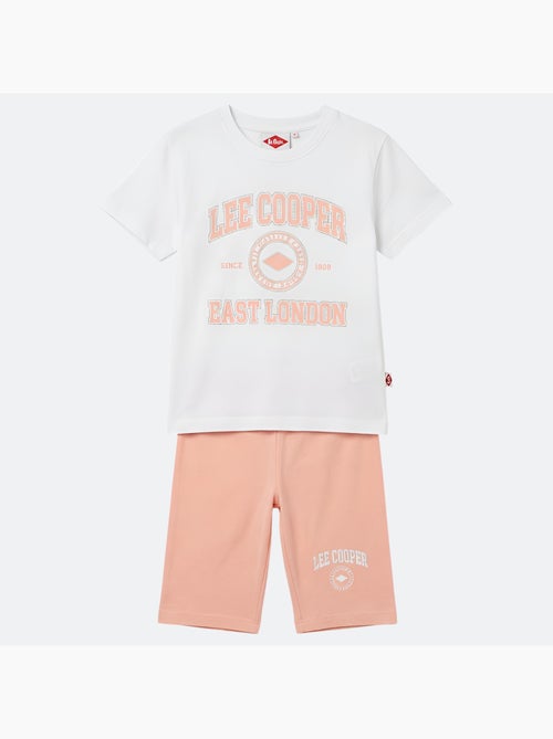 Lee Cooper - Conjunto niña camiseta de manga corta y bermuda - Kiabi