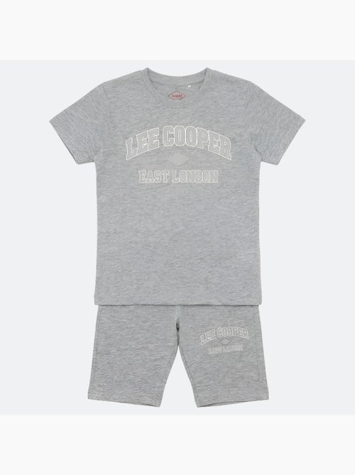 Lee Cooper - Conjunto niña camiseta de manga corta y bermuda - Kiabi