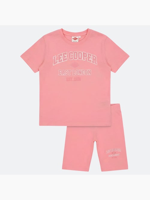 Lee Cooper - Conjunto niña camiseta de manga corta y bermuda - Kiabi