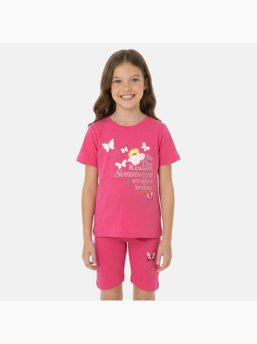 Lee Cooper - Conjunto niña camiseta de manga corta y bermuda - Kiabi