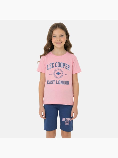 Lee Cooper - Conjunto niña camiseta de manga corta y bermuda - Kiabi