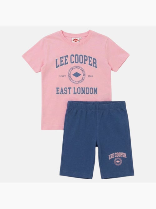 Lee Cooper - Conjunto niña camiseta de manga corta y bermuda - Kiabi