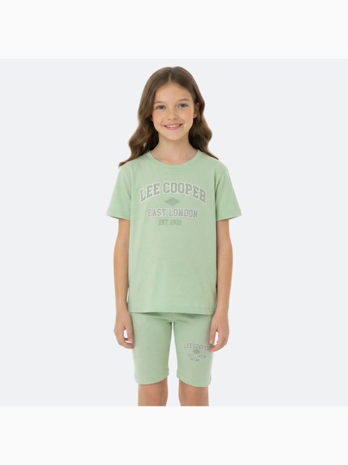 Lee Cooper - Conjunto niña camiseta de manga corta y bermuda - Kiabi