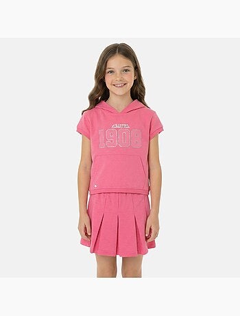 Lee Cooper - Conjunto niña camiseta de manga corta y falda