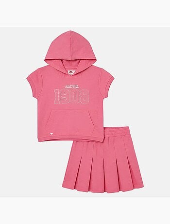 Lee Cooper - Conjunto niña camiseta de manga corta y falda