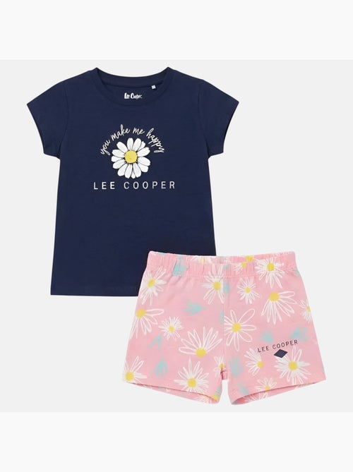Lee Cooper - Conjunto niña camiseta de manga corta y pantalón corto - Kiabi