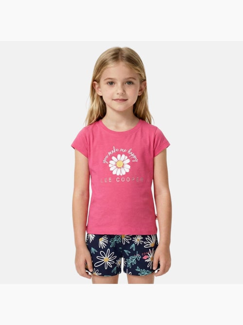 Lee Cooper - Conjunto niña camiseta de manga corta y pantalón corto - Kiabi