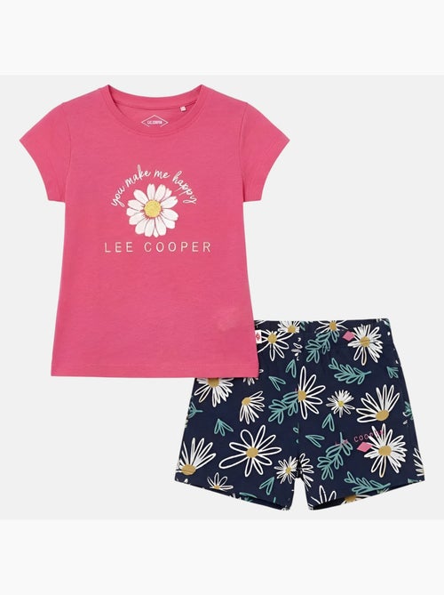 Lee Cooper - Conjunto niña camiseta de manga corta y pantalón corto - Kiabi