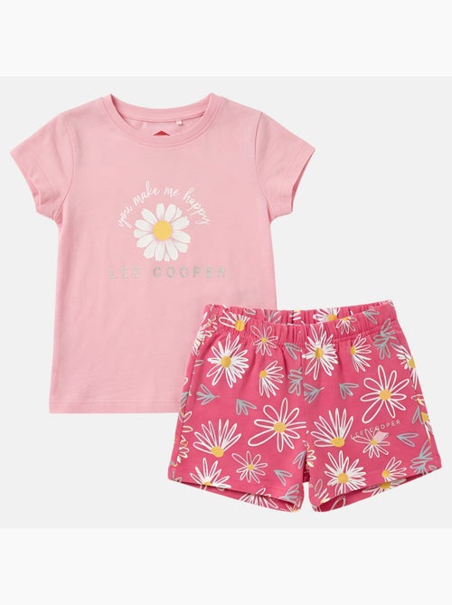 Lee Cooper - Conjunto niña camiseta de manga corta y pantalón corto - Kiabi