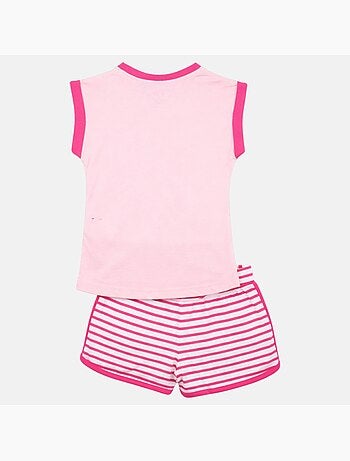 Lee Cooper - Conjunto niña compuesto por camiseta sin mangas y pantalón corto