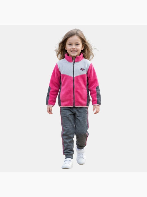 Lee Cooper - Conjunto niña compuesto por chaqueta con cremallera y pantalón de jogging - Kiabi Lee Cooper - Conjunto niña compuesto por chaqueta con cremallera y pantalón de jogging - Kiabi